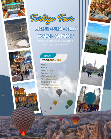 Private Tour  Rp 7,300,000 / Pax